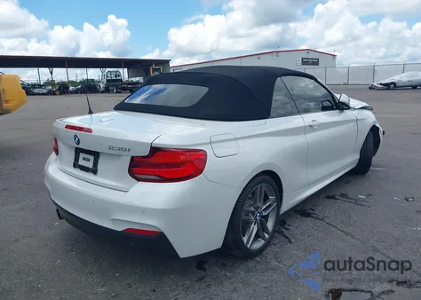 2019 BMW 230I z USA, uszkodzony, nr VIN WBA2M7C59KVD51993